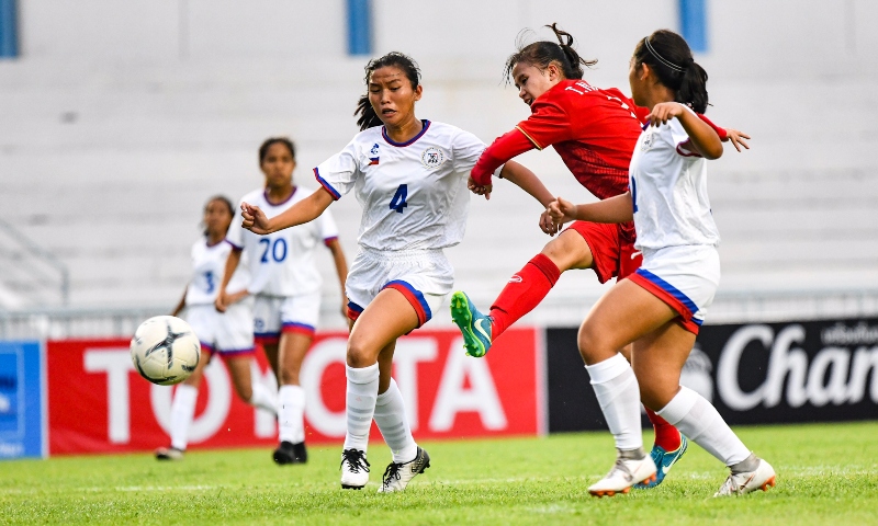 U15 Girls: Nhat Lan-ds Double On Philippines – Aff – The Official 