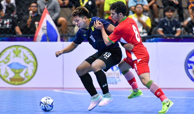 Thailand A and B in firm control at SAT Futsal – AFF – The Official ...