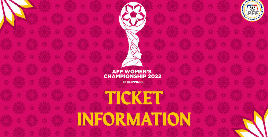 AFF Women's Championship 2022 Ticket Details – AFF – The Official